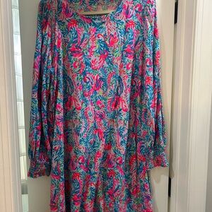 Lilly Pulitzer Diann Cotton Long Sleeve Dress